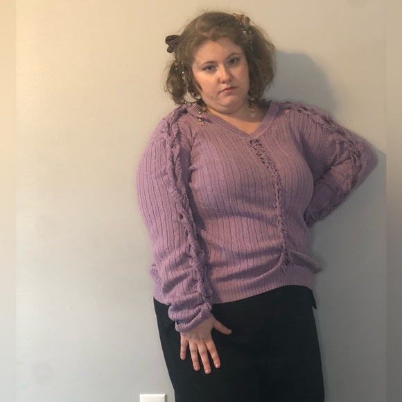 Purple Fairycore Custom Long Sleeve - Picture 6 of 8